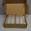 Svalor Gold Acrylic Sign Holder 4X6 inch, 6 Pack Wedding Table Number Frames Vertical , Double Sided Display Gold Picture Frame, Clear Menu Holders for Wedding Reception, Party Decoration