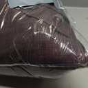 Dark Purple Blackout Pinch Pleated 84 Inch Bedroom Curtains 2 Panels Set, Memory Trained Thermal Noise Cancelling Double Layer Natural Linen Viral Windows Drapes for Living Room Light Blocking 7 FT