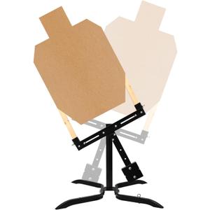 Highwild Adjustable Swinger Target Stand for Paper & Cardboard Silhouette Shooting Target X-Leg Stand Base Fits 1x2 Wooden Posts for Shooting Range