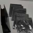 Plastic Expanding File Pockets,Heavy Duty with 4”Expansion,High Capacity Durable Accordion File Jacket,Letter Size,Poly Folder,Straight-Cut Tab, for Manila Folder,Bulk Archiving, 6 Pack,Black