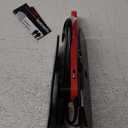 Brake Caliper Compression Tool, Caliper Piston Compressor Tool With Additional 2 pcs Large Steel Plate and 2 Hooks, 360Adjustable Brake Caliper Tool for Single Twin Quad Piston Calipers (Red)