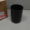 demany Black Utensil Holder for Kitchen Countertop Easy to Clean, Matte Ceramic Cooking Utensil Crock for Counter, Spatula Holder for Farmhouse Dcor 4.66.5 INCH