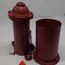 YiLifebes Dog Fire Hydrant Pee Post, 22.4" H Fake Fire Hydrant for Dogs to Pee on, Red Metal Dog Pee Post for Training Tool, Puppy Pee Pole for Dogs Indoor Outdoor Garden Yard Statue