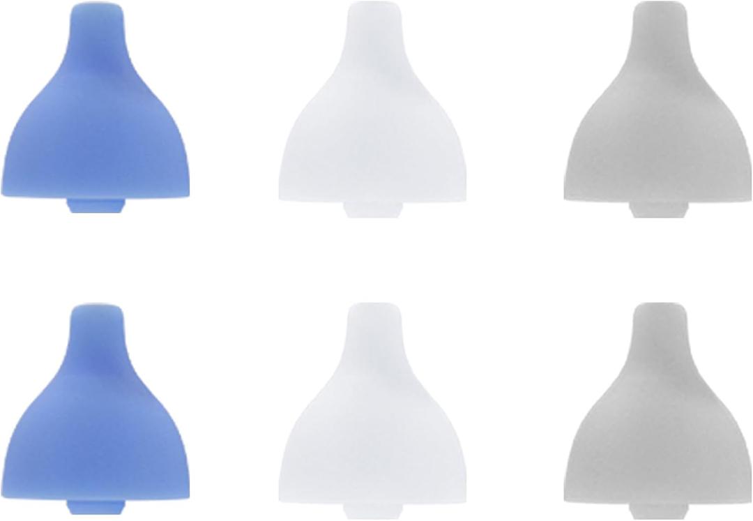 9 x BOCOOLIFE Ear Dryer Ear Tips Soft Replacement Ear Tips Ear Dry Blower for Swimmers Ear Dryer 6pcs - 3 Color-Coded Soft Silicone Replacement Earpieces