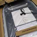 Arched LED Bathroom Mirror 24"x36", Black Bathroom Mirror with Lights-Anti-Fog, Dimmable-LED Mirror for Bathroom, 3 Colors