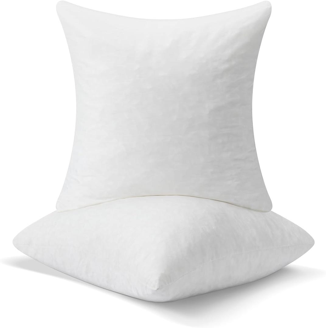 24 × 24 Pillow Insert Shredded Memory Foam Pillow Sham Square for Decorative Cushion Bed Couch Sofa Without Deform After Longtime Use
