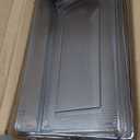 2 Pack Tall Skinny Can Organizer for Refrigerator, Stackable Large Soda Cans of 16oz & 17oz Beverage Energy Drink Container Holder Dispenser with Lid for Fridge, Clear Storage Plastic Bins