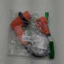 30 Amp to 110 Volt RV Adapter Plug with Locking Connector, NEMA 5-15P to NEMA L5-30R Electrical Power Adapter with Upgraded Grip Handle, ETL Listed