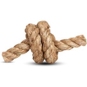 Decorative Door Stopper, Handmade Sisal Sailor Knot Door Stop with Handle, Heavy Weighted 1.9 lbs Doorstop for Bottom of Door, Farmhouse Nautical Home Decor for Bedroom Living Room (12 Inch) (Natural)