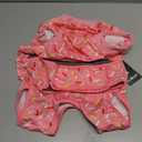 Kuoser Dog Surgery Suit, Comfy Dog Recovery Suit Female Doggie Onesie for Surgery, Post-Op Onesie for Female & Male Dogs, Soft Protective Wear, PinkRibbon XL
