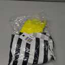 Syhood Referee Shirt Costume Men Women, Whistle Black and White Striped Football Soccer Official Ref Shirt Jersey (Small)