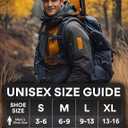 Alpaca Wool Micro Crew Hiking Socks Midweight Moisture Wicking Anti-blister Cushioned (Pink, L)