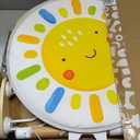 Little Acorn, 4-in-1 Baby Activity Center | Montessori-Inspired Design | 8 Interactive Toys | Tummy Time, Exersaucer & Toddler Table | Shower Gift | Essential (Sun)