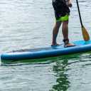 Coiled SUP Leash 10' Surfboard Leash Sup Leg Rope Strap Stand Up Paddleboard Leash (5mm Black)