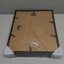 Giftgarden 11x14 Picture Frame Set of 4, Matted to 8x10 or 9x12 Photos with Double Mats, Display 14x11 Poster Without Mat, Wall or Tabletop, Black