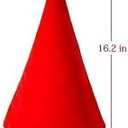 24PACK Non-Woven Cloth Santa Hat Christmas Caps for for Adults and Children Christmas Red