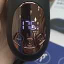 Prizm Rotating Curling Iron, 1inch/25mm Automatic Hair Curler for Long Hair, Self Spinning Barrel, 250-450F with LCD Display, Auto-Shut Off & Dual Voltage, Black