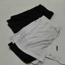 Aolesy Men's 2 in 1 Running Shorts Quick Dry Gym 5" Athletic Workout Shorts with Pockets (Medium, Z Black+white)