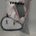 Youper Youth Brief w/Soft Athletic Cup, Boys Underwear w/Baseball Cup (2-Pack) (White, Medium)