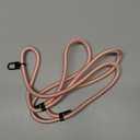 SSLOTSCASE for Phone Lanyard Crossbody with 2X TPU Clear Phone Tabs, Retractable Cellphone Lanyard, Premium Metal Buckles, Skin-Friendly, Universal Wrist Strap Leash for Women Men,Pink-Gold