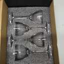 GIHOP Nick and Nora Cocktail Glasses, 5.8Oz Hand Blown Martini Glasses Set of 4, 100% Lead-Free Crystal Coupe Glassware, Small Cocktail Glasses for Manhattan, Cosmopolitan, Espresso with Gift Box