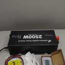 2500 Watt Sump Pump Battery Backup System, Pure Sine Wave Output, Professional Backup System in The Event of a Power Outage, Remote Controller with LCD Screen, Automatic Grid and Battery Switchover