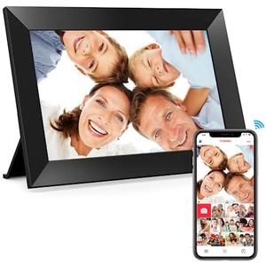 Frameo 10.1 Inch WiFi Digital Picture Frame, 1280x800 HD IPS Touch Screen Photo Frame Electronic, 32GB Memory, Auto-Rotate, Wall Mountable, Share Photos/Videos Instantly via Frameo App from Anywhere