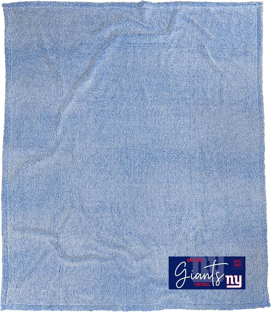 Pegasus Home Fashions New York Giants 60'' x 70'' Double Stitch Alpine Sherpa Blanket