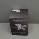 20" Socket Fan Light with Remote, 30W 2000 Lumens, 3 Colors 3000-6000K Small Ceiling Fans with Lights 6 Speed Wind Light Bulb Fan for Bedroom, Living Room, Kitchen, Laundry Room