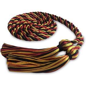 Endea Graduation Single Honor Cord Three-Color (Black/Red/Gold)
