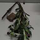 Lighted Olive Branches for Vases, 32 Inch Olive Branches with 32 LED Lights, Battery Powered Artificial Branch, Prelit Tree Branch for Home Wedding Indoor Outdoor Spring Decorations