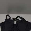 Women's Underwire Push Up Bikini Top - Ribbed Swim Bra 2025 Large Bust Bathing Suit Tops Black L