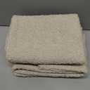 MIULEE 24x24 Inch Decorative Euro Sham Pillow Covers for Couch Bed Set of 2 Textured Boucle Neutral Throw Pillow Covers Natural Beige Ivory Accent Solid Pillowcases Sofa Living Room Home Decor