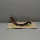 Holy Voice Kosher Kudu Shofar Horn from Israel  Traditional Half-Polished Yemenite Shofar Includes Carrying Bag, Brush and Blowing Guide - Easy Blowing Ancient Musical Instrument (24"-28")
