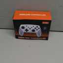 MYSTILUCK Wireless Pro Controller for Switch/Switch 2/Lite/OLED/PC, Gamepad with 7 Color-Changing RGB Lighting/Dual Vibration/6-Axis Gyroscope/Turbo, Ergonomically Designed Precise Joystick