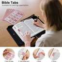 Beinou Bible Cover Case for Women PU Leather Bible Bag Bible Carrying Case Study Supplies Accessories with Tabs for Women, Black