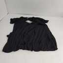Smallshow Women's Knit Maternity Dress Long Sleeve Pregnancy Clothes Black L