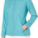 Cutter & Buck Women's Blue Carolina Panthers Packable Full-Zip Weathertec Jacket (X-Large)