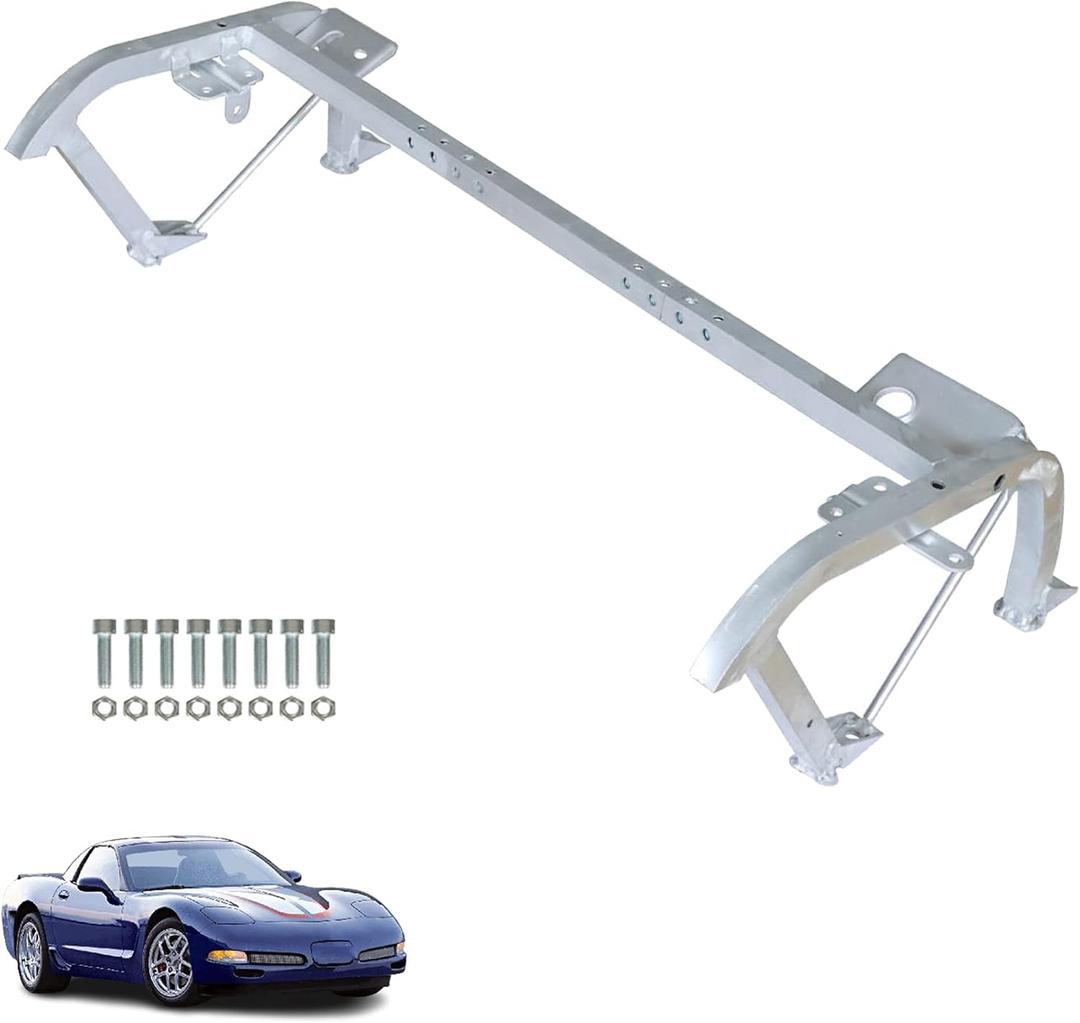 Lower Aluminum Radiator Support Assembly Skid Replacement for 1997 1998 1999 2000 2001 2002 2003 2004 Corvette C5/Z06 10400765 15824318 15916658