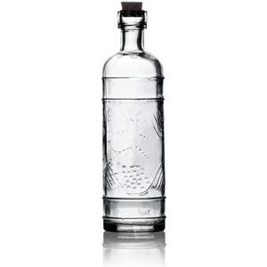 PaperLanternStore.com Mabel Clear Vintage Glass Bottle Glassware Flower Vase (Pack of 6)