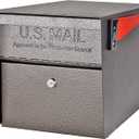 Mail Boss 7508 Curbside Mail Manager Security, Bronze Locking Mailbox