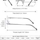 Eyekepper Frameless Reading Glasses Women - Round Rimless Readers Men Black +1.00