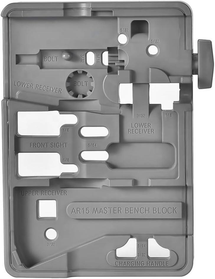 Bench Block with Non-Marring Construction and Multiple Uses for Pistols