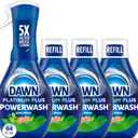 Dawn Powerwash Gain Original Dish Spray, Liquid Dish Soap, Dish Soap Refill, , 1 Starter Kit + 3 Refills, 64 Fl Oz Total (16 fl oz/bottle)