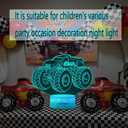 Monster Truck for Boys 3D Illusion Light Lamp, for Party Theme Hot Wheels Grave Digger Monster Truck, Night Lights for Kids Room Car Modeling Decor for Gifts as Present for Boys/Girls/Baby