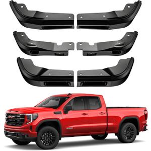 2025 Tesla Model Y Junior Mud Flaps No Drill No Tape Required Splash Guards All Weather Mudguards Fender Protector, Custom Fit for Model Y Junior 2026 Accessories (2025-2019 Chevy/GMC)