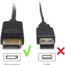 Cable Matters DisplayPort to HDMI Adapter (DP to HDMI Adapter is NOT Compatible with USB Ports, Do NOT Order for USB Ports on Computers)