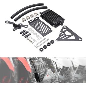 NICECNC Engine Oil Cooler Kit Compatible with Honda XR650L 1993-2025, Aluminum Radiator with Anti-Corrosion Coating, High-Performance Cooling Upgrade for Motorcycles Oil Cooler