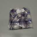 Gap Boys' Long Sleeve Flannel Button-Down Shirt (Blue)