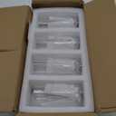 Drinking Glasses, 8 Piece Crystal Glass Cups, Mixed Glassware Set, 4 pcs Crystal Old Fashioned 11oz Highballs and 4 pcs 11oz Whiskey Glasses, Great for Cocktail, Whisky and other Beverages (Clear)